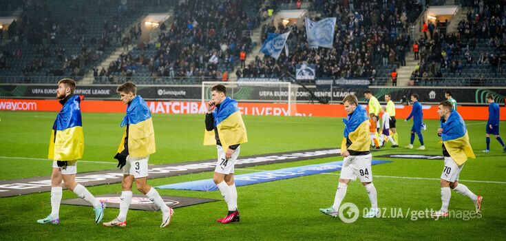 Scandal of the day. UEFA "gave" a Ukrainian club to Russia after a match in the Conference League. Photo fact