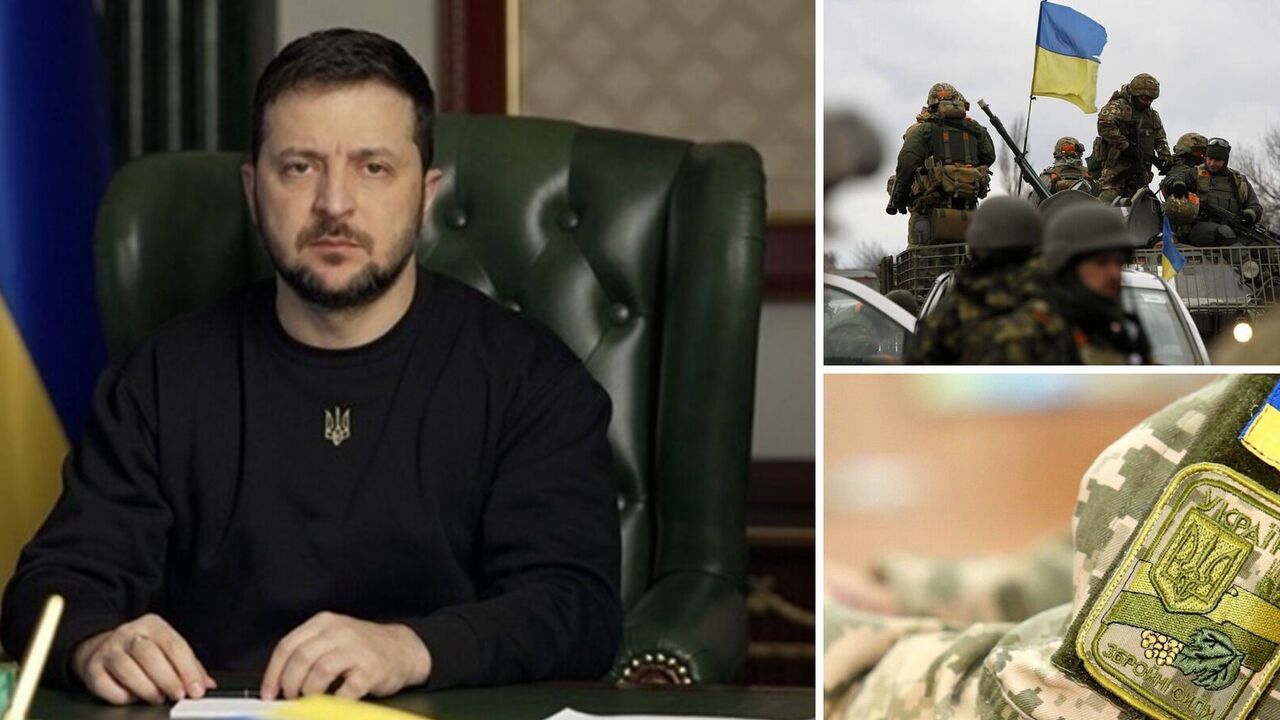 Zelensky recorded a new address