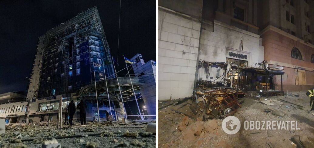 Hotel and cafe in Kharkiv shelled by Russian troops