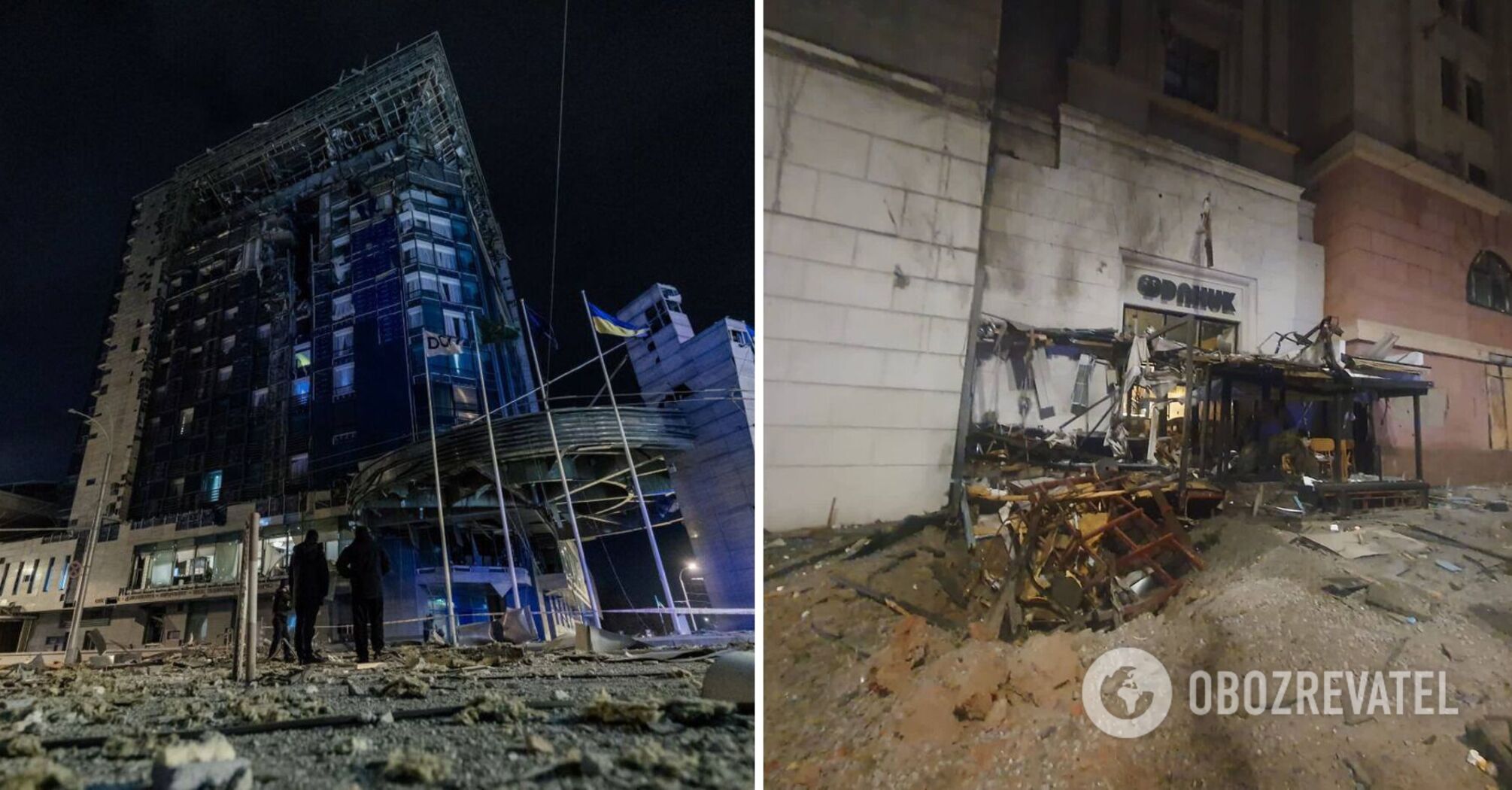 Hotel and cafe in Kharkiv shelled by Russian troops