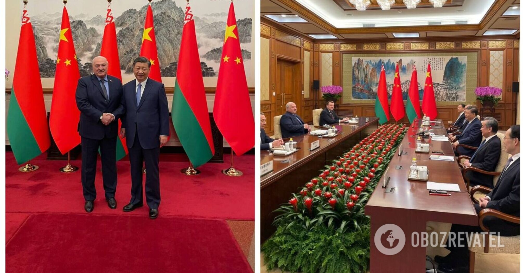 Na spotkaniu w Pekinie Łukaszenka nazwał Xi Jinpinga przyjacielem, a ten ostatni mówił o "tytanicznych zmianach" na świecie. Wideo