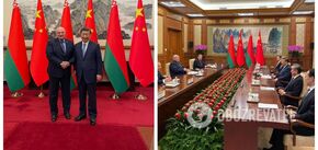 Lukashenko called Xi Jinping a friend at a meeting in Beijing, while the latter spoke of 'titanic changes' in the world