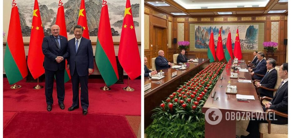 Na spotkaniu w Pekinie Łukaszenka nazwał Xi Jinpinga przyjacielem, a ten ostatni mówił o 'tytanicznych zmianach' na świecie. Wideo