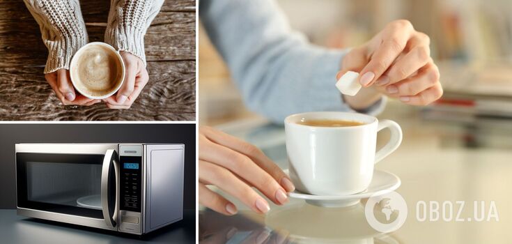 Can you heat coffee in the microwave: what can happen to the drink