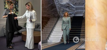 To wiadomość dla świata. Stylistka Ołeny Zełenskiej wyjaśnia, dlaczego pierwsza dama często nosi garnitury po 24 lutego.