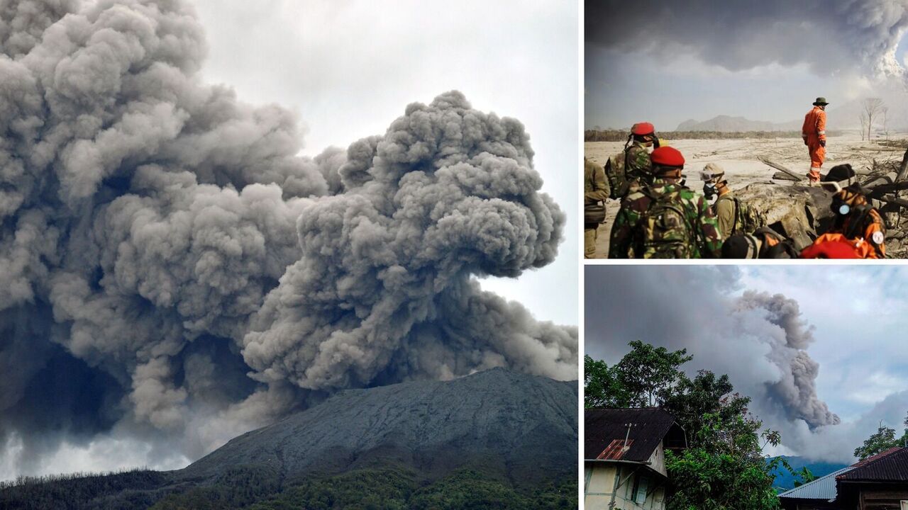 Erupcja wulkanu w Indonezji zabiła 11 wspinaczy i zasypała popiołem kilka wiosek. Zdjęcia i wideo