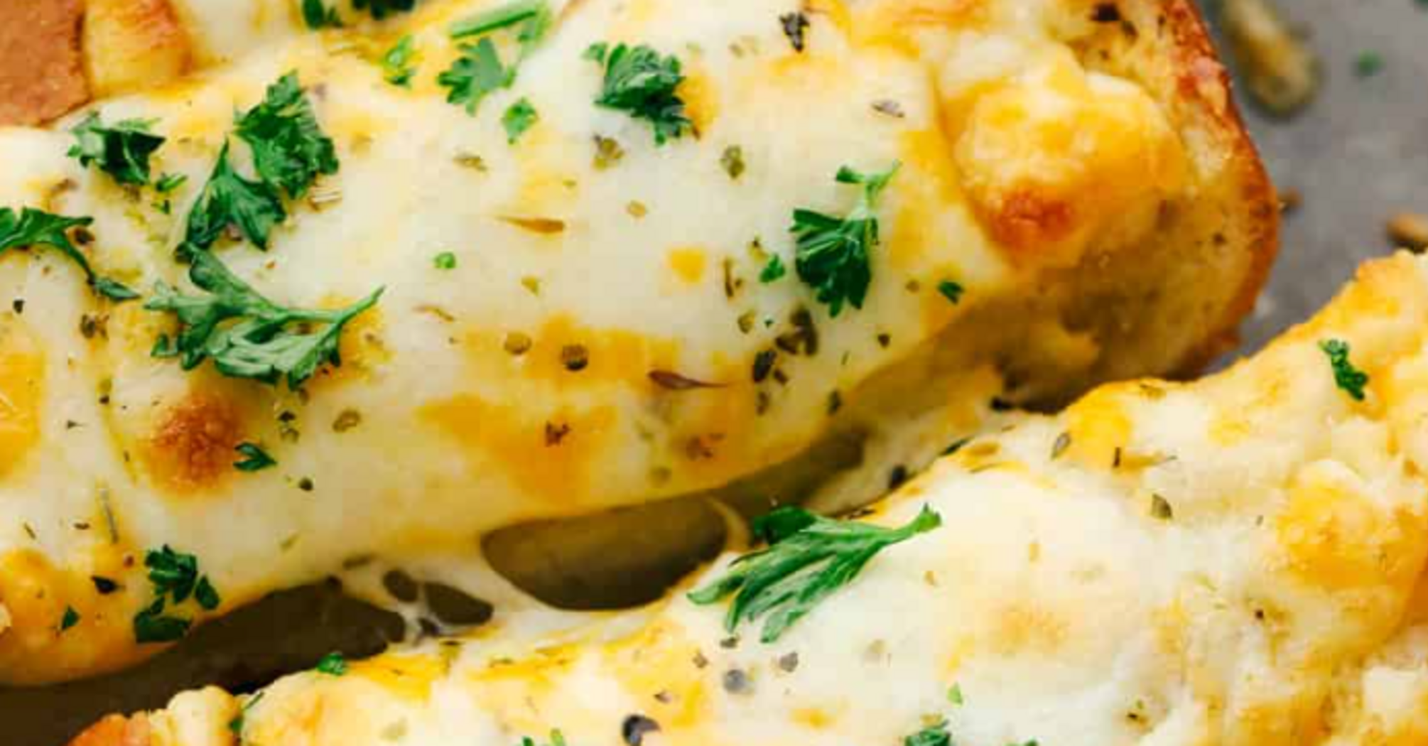 Cheese and garlic bread