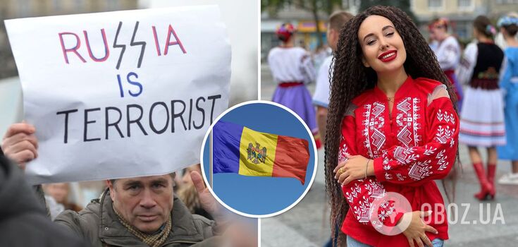 Ukrainian singer shows how she was attacked by an inadequate Russian woman in Moldova shouting "Glory to Russia"