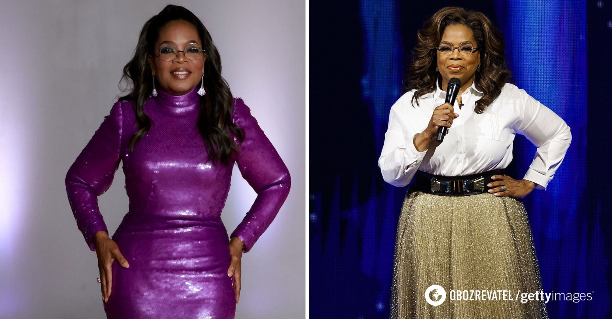 69-letnia Oprah Winfrey zachwyciła smukłą sylwetką na czerwonym dywanie Gali Muzeum Akademii. Zdjęcia przed i po odchudzaniu