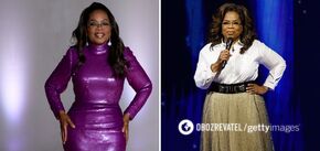 Oprah Winfrey, 69, stunned with a slender figure on the red carpet of the Academy Museum Gala. Photos before and after weight loss