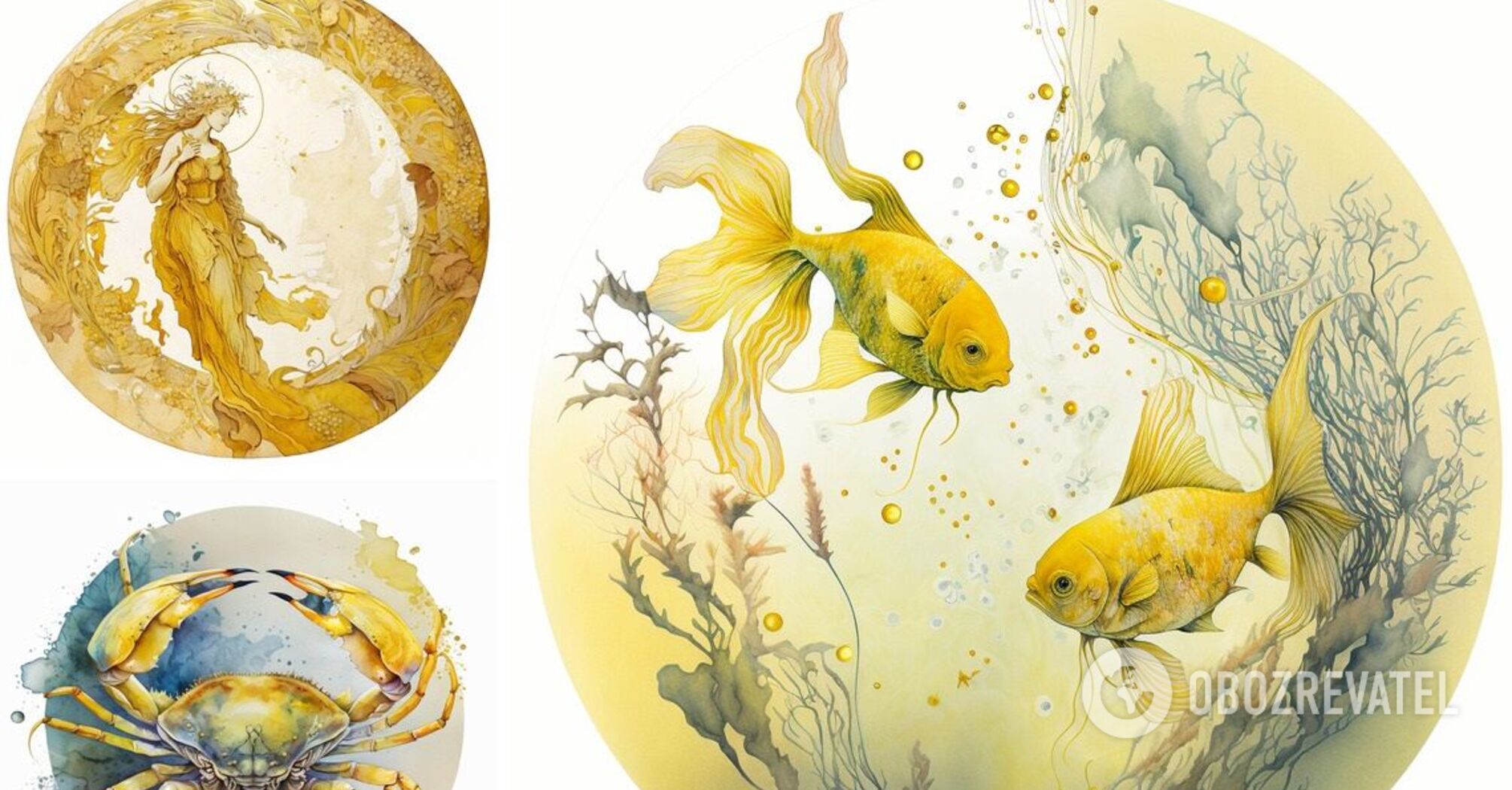 Гороскоп для Рыб, Дев и Раков