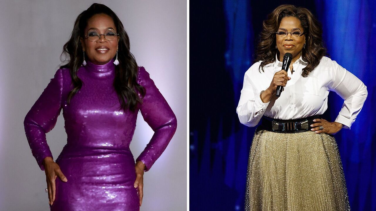 Oprah Winfrey, 69, stunned with a slender figure on the red carpet of the Academy Museum Gala. Photos before and after weight loss