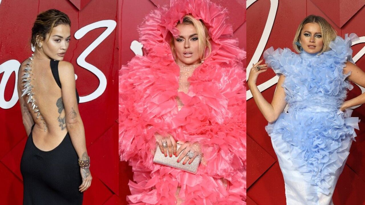 Najdziwniejsze i najbardziej absurdalne stroje na British Fashion Awards 2023. Zdjęcie