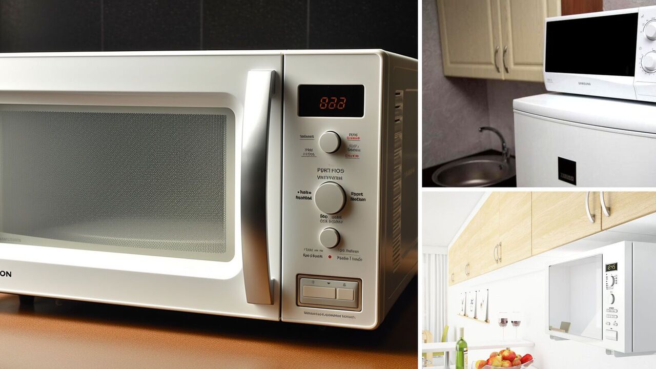 Where not to put the microwave: it will quickly break down