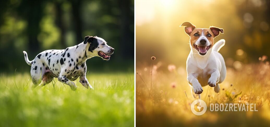 Which dogs are the fastest: breeds that accelerate over 45 km/h