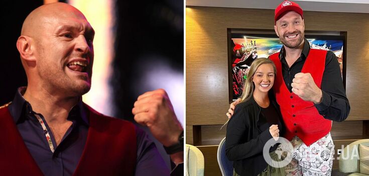The network recalled how Fury charged himself in the forehead during the fight. A funny video