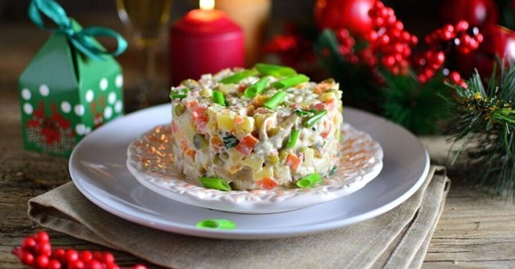 Olivier salad without mayonnaise