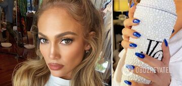 Jennifer Lopez showed off her boldest manicure yet: it could be a winter-2024 trend