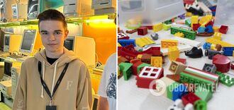 His service was bought by Forbes: Mark Tabatsky, a schoolboy, proved the benefits of construction sets for children by his own example