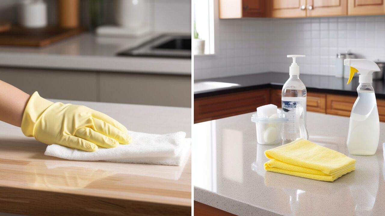 How to clean the kitchen countertop: grease and yellow stains will disappear before your eyes