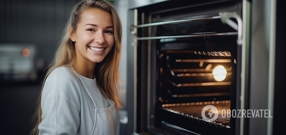 How to quickly clean the oven from dirt and grease life hack