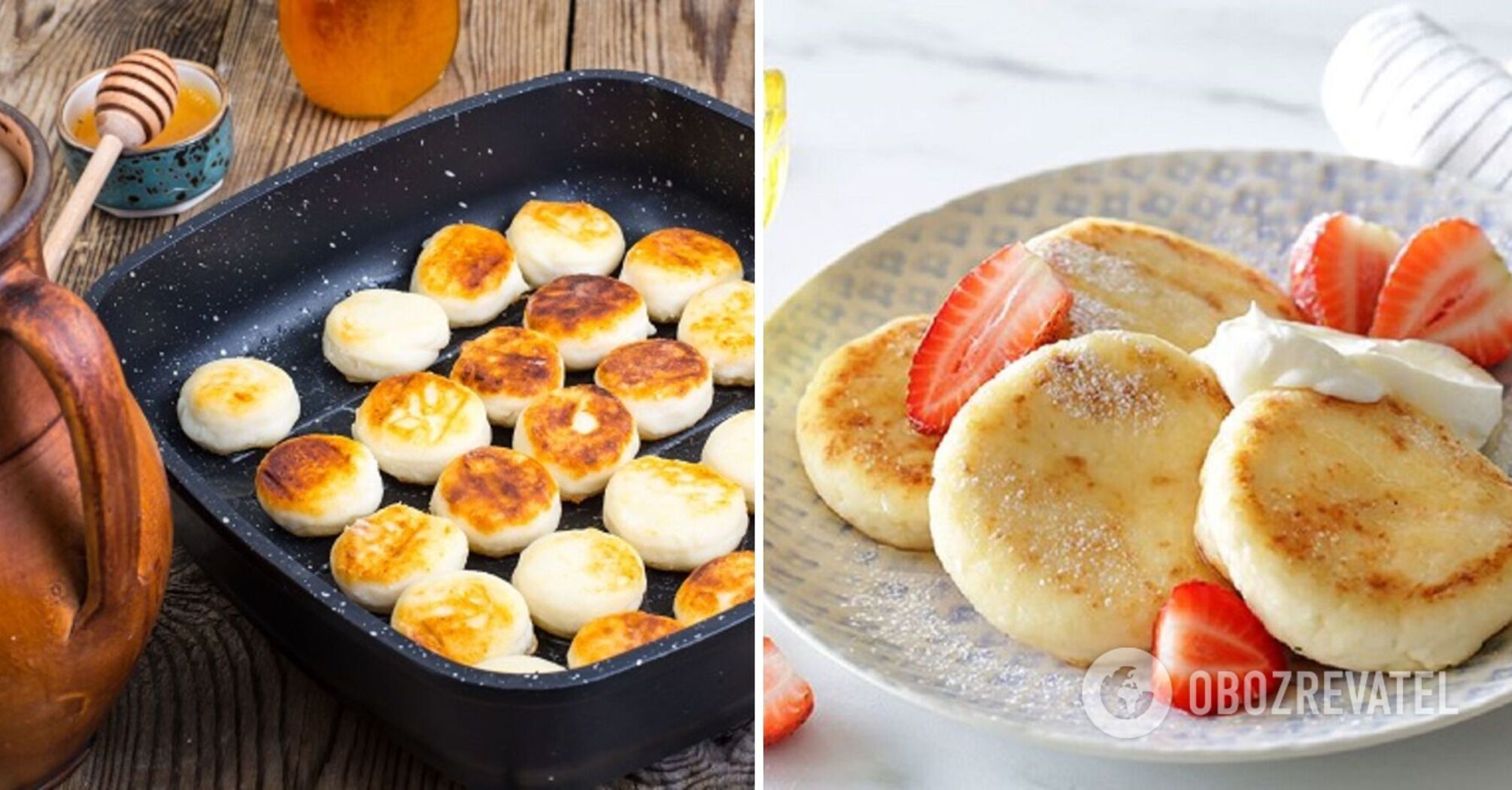 Delicious homemade syrkyny