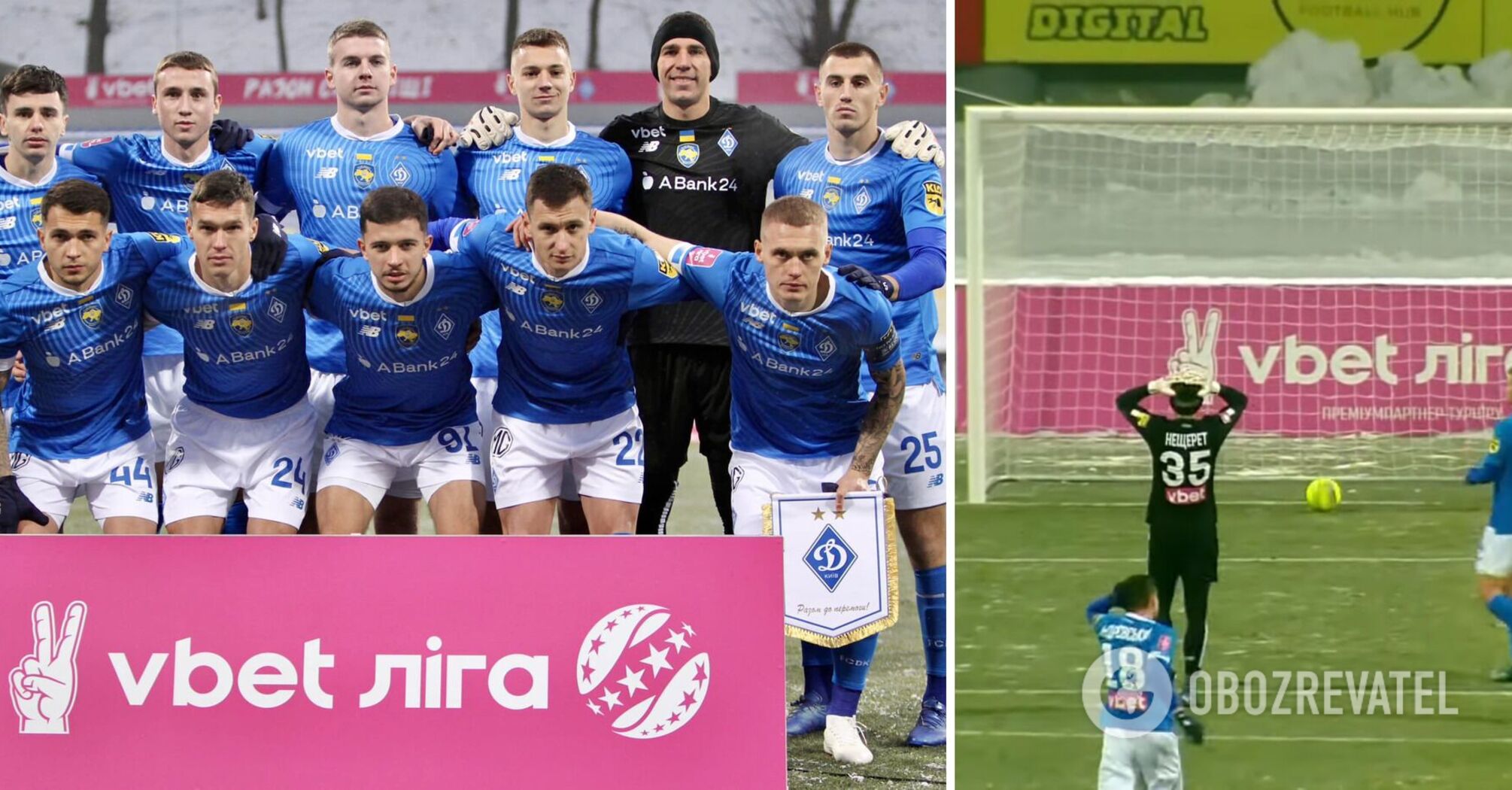 Fail of the day. Dynamo goalkeeper missed a goal from 16 meters. Video