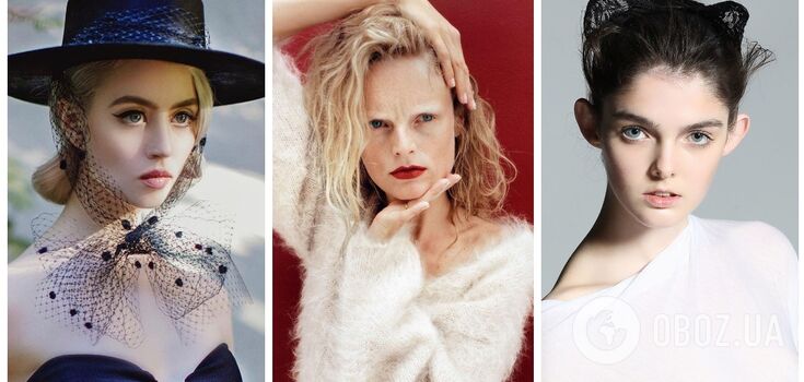 "Frightened elf" and "angel with sad eyes": 5 models with unusual physical characteristics. Photo