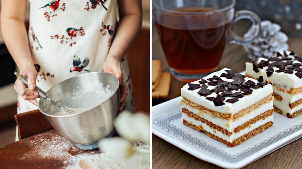 Delicious cookie cake