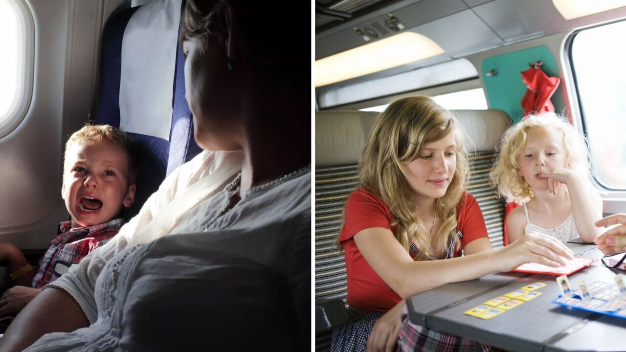 A mom came up with a clever game that will entertain a child on a plane or train: an invaluable life hack