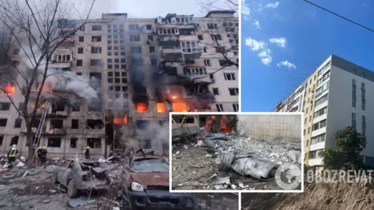 During the repair work, builders found missile fragments