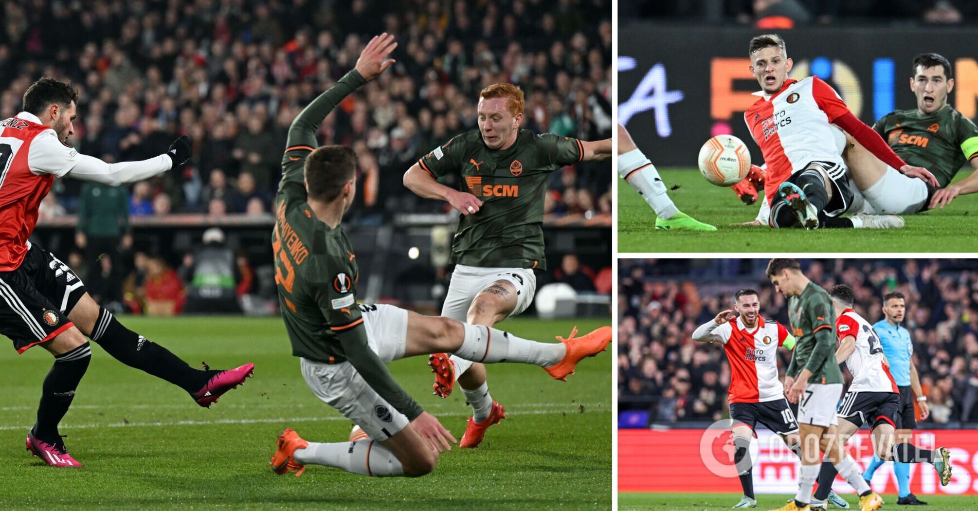 Shakhtar conceded seven goals and crashed out of the Europa League. Video.