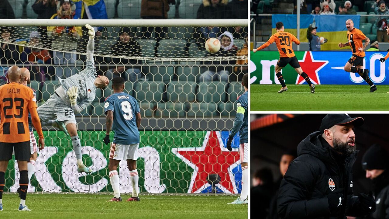 Shakhtar lost victory in the Europa League after an incredible goal by Rakytskyi with his back. Video.