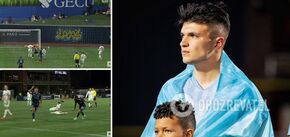 'Dynamo' Kyiv academy product scored a 'billiard' goal with his head from 15 meters in the USA. Video