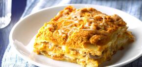 Lazy lasagna without dough: what to make the base of