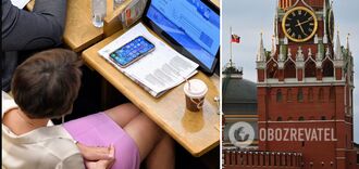 Kremlin officials have their iPhones "taken away"