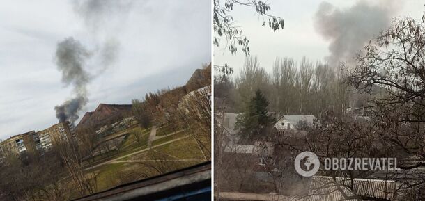 Another 'cotton' occurred in occupied Donetsk: an enemy ammunnition was destroyed along with the occupiers. Video