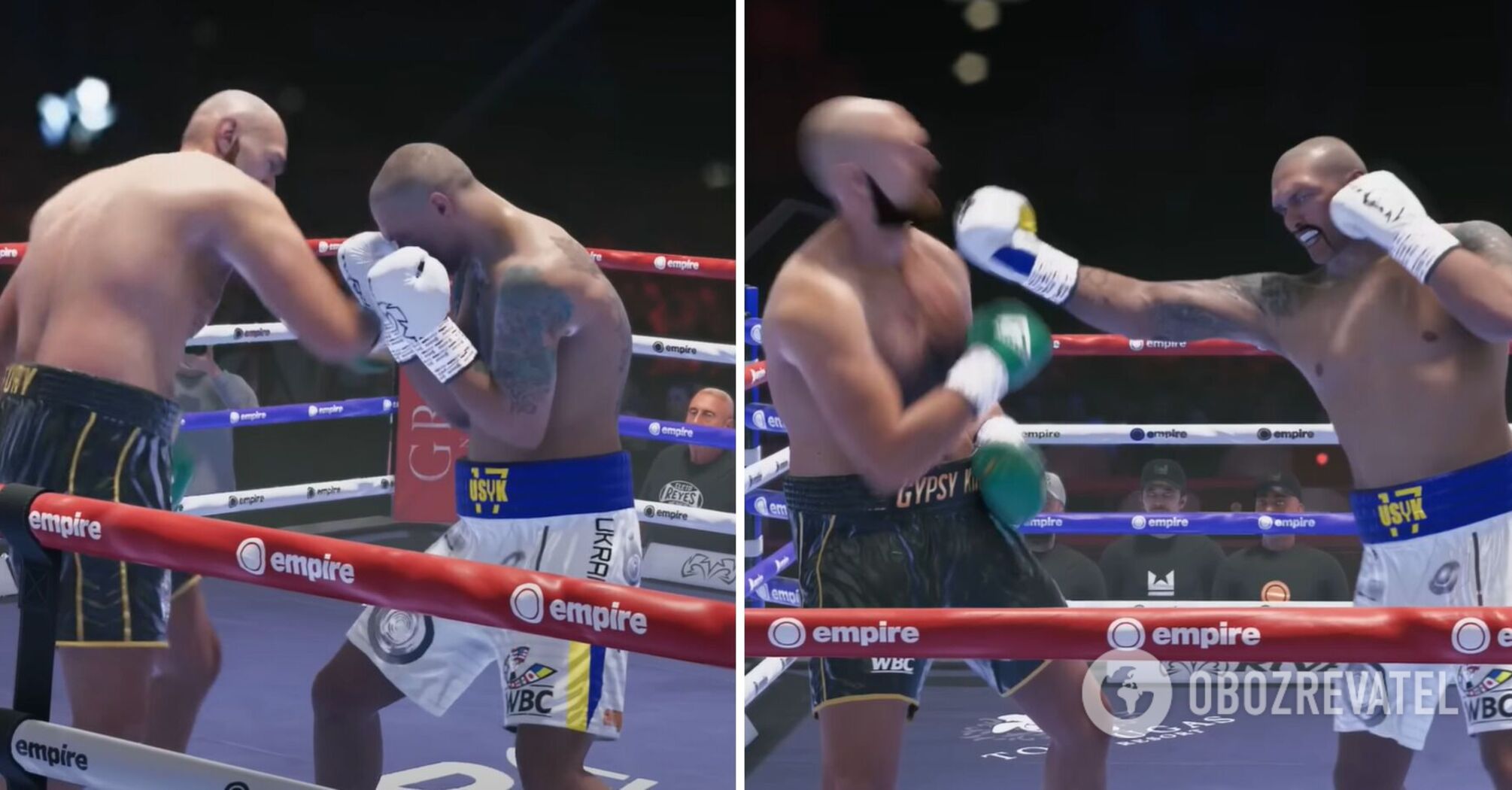 Brutal knockout in three rounds: the network showed how the Usyk-Fury ...