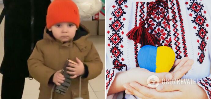 "It's for the sake of such children that it is worth living and fighting": little Yarik from Kramatorsk brought to tears while listening to the National Anthem of Ukraine. Video
