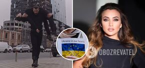 'Let the world not forget': Hanna Rizatdinova performed against the backdrop of Kyiv's destruction and brought the Internet to tears. Video