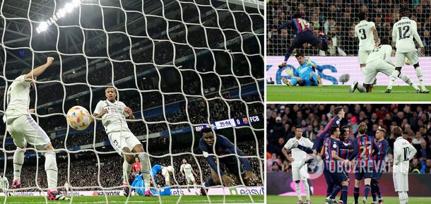 Real Madrid scored in their own net and lost to Barcelona in the Spanish Cup. Video.