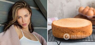A sponge cake that always turns out lush: secrets from Viktoriia Maremukha