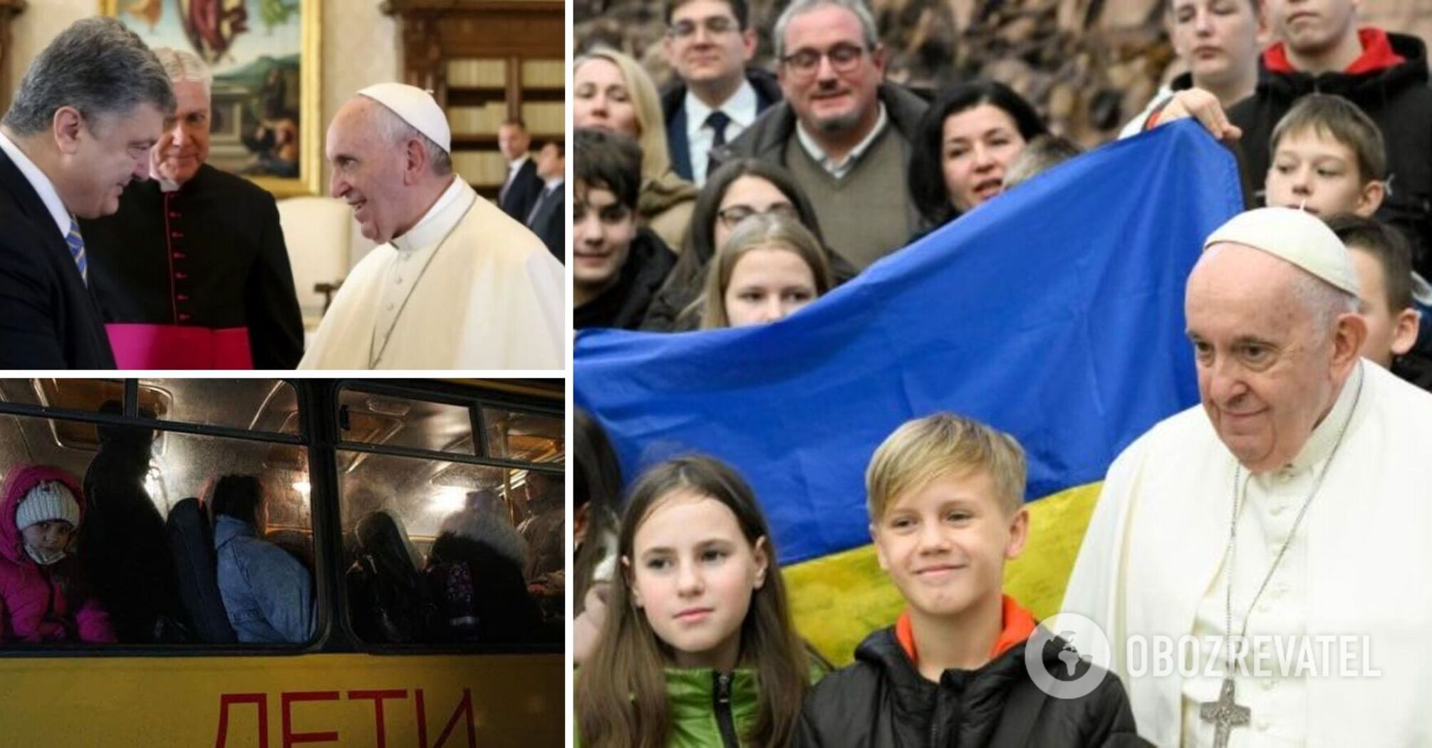 Pope could help save more than 16,000 Ukrainian children abducted by Russia – Petro Poroshenko