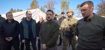 'We will restore everything, rebuild everything': Zelenskyy visited Kherson region and talked to local residents. Video.