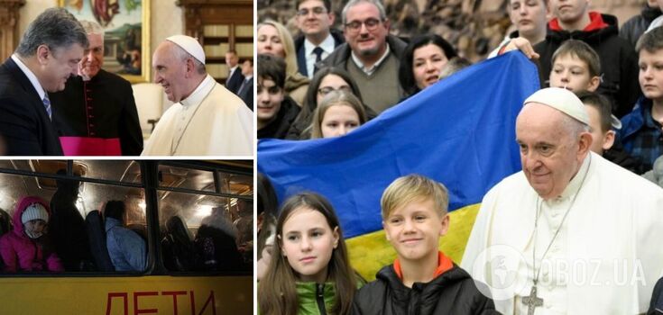 Pope could help save more than 16,000 Ukrainian children abducted by Russia – Petro Poroshenko