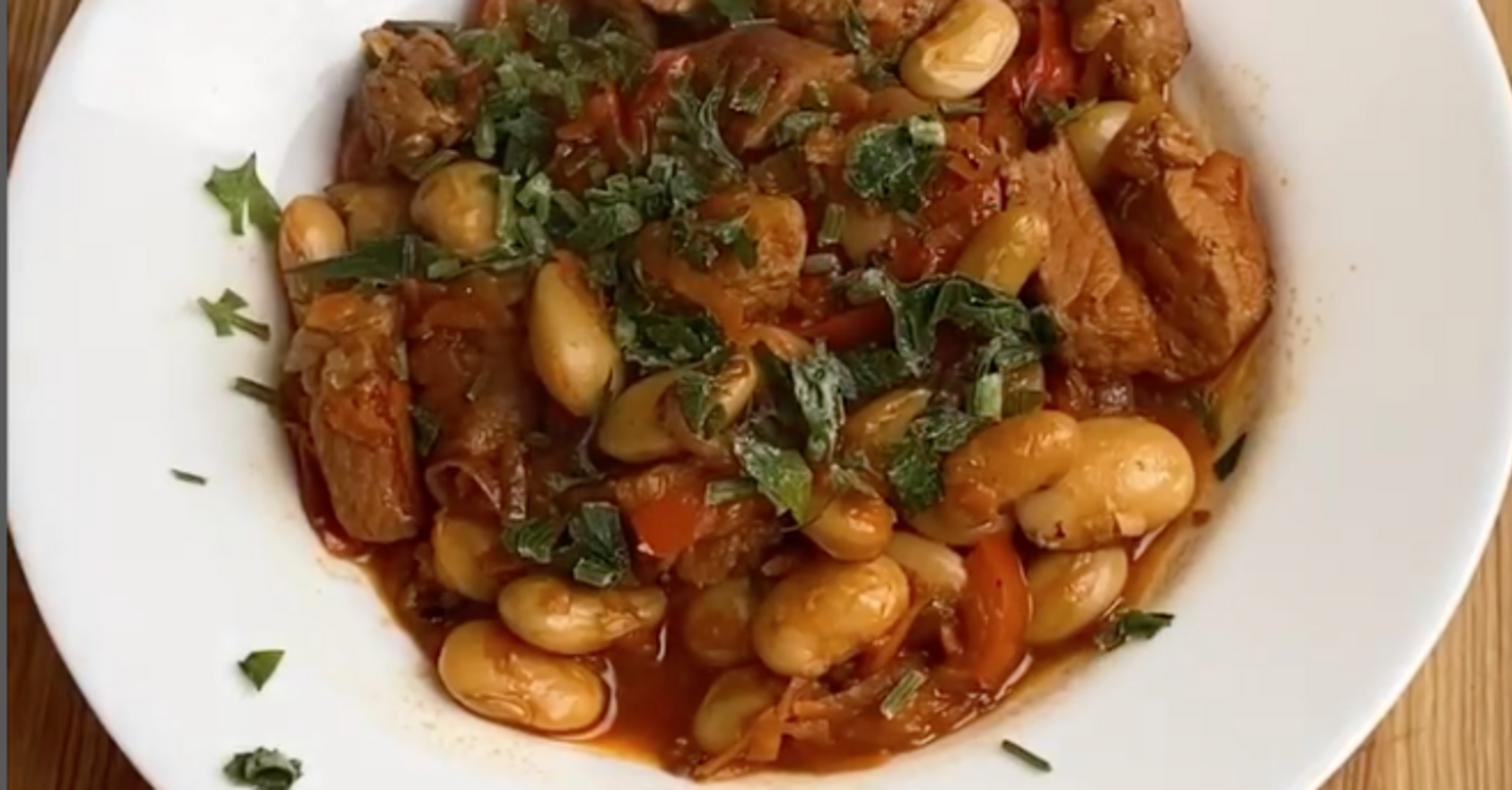 Przepis na fasolę i mięso