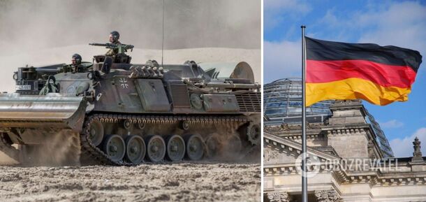 Ukraine receives Dachs engineer tanks and machine guns for Leopard tanks from Germany: details