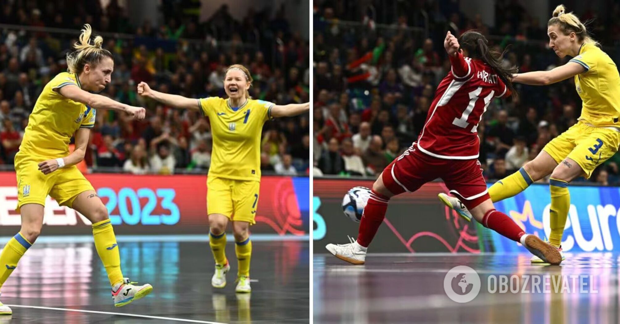 Ukrainian women reach the Euro Futsal final for the first time in history, beating Russia's allies