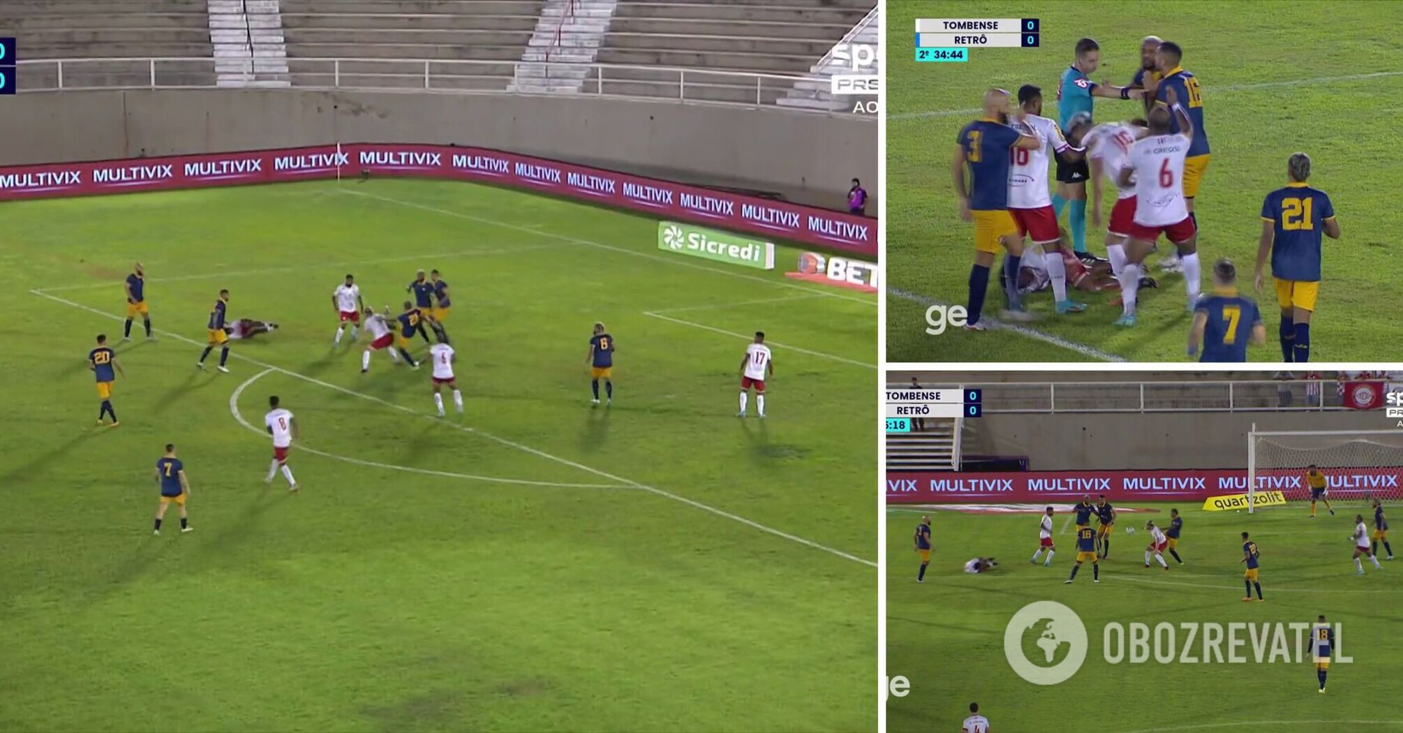 Referee in Brazil makes "biggest mistake in football history". Video