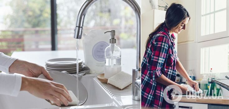 How to wash dishes